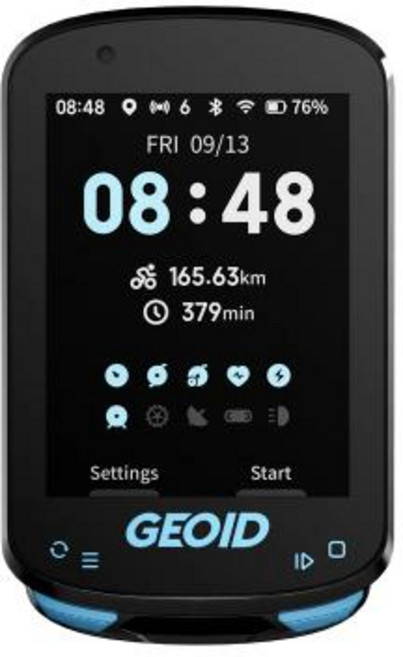 자전거속도계 싸이클속도 GPS속도 GEOID CC600 스마트 내비게이션 주행 거리계 무선 자전거 속도계 자동 와이파이 ANT 컴퓨터, 1개