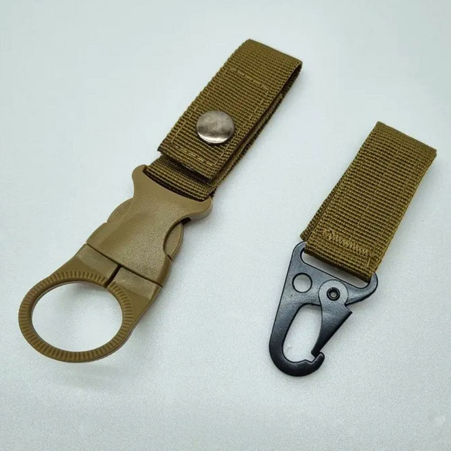 빅쓰리몰 물병홀더스트랩 열쇠고리 후크 스트랩 키링후크 버클 물병스트랩 백팩 가방버클 텀블러 백패킹 등산 낚시