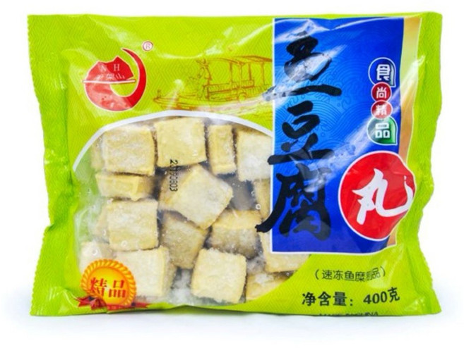 (농부마을 콩사랑)필가산 어두부 위떠우푸 두부모양 피쉬볼 샤브샤브 마라탕 훠궈, 12개, 400g