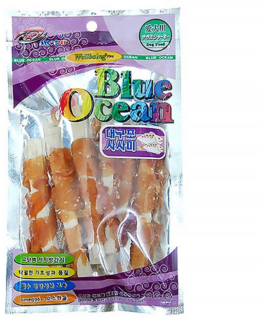 (3개묶음)써니 블루오션 대구포 사사미 (70g), 3개