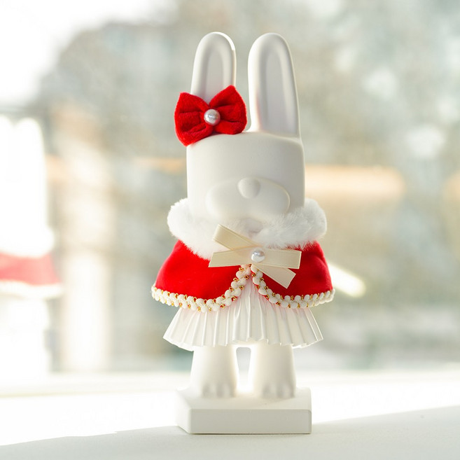 24cm 제나센트 시크버니 베어 석고방향제 실내방향제 인테리어소품, 프루트 에끌라, 레드시크버니