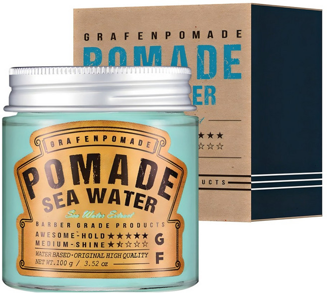 그라펜 제주 해수 포마드 헤어왁스 100g 1개