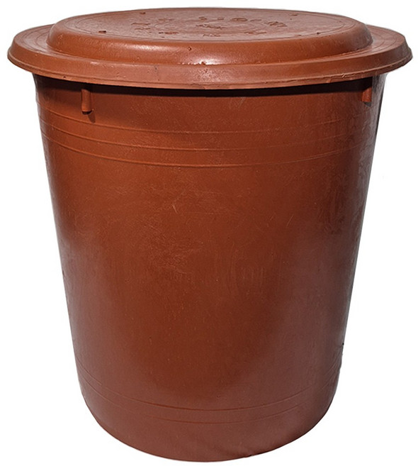 원형 고무통 고무다라이 뚜껑포함, 1개