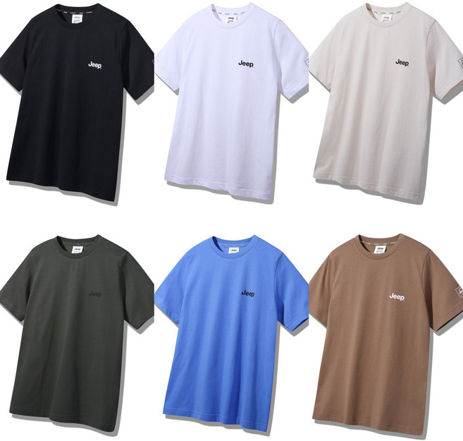 지프 Jeep 남녀공용 클래식핏 스몰로고 반팔 티셔츠 JQ2TSU092 _ NC대전유성
