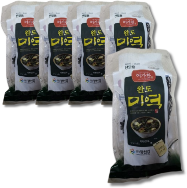 광천김 소문난 광천 햇미역 건미역 50g, 5개