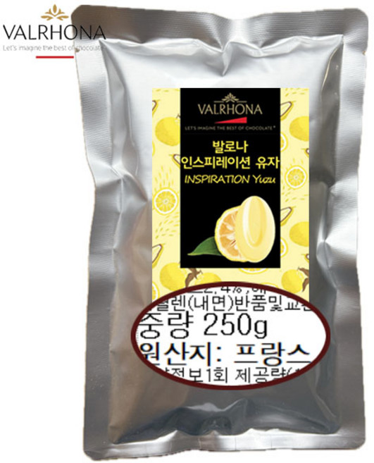 발로나 인스퍼레이션 유자 초콜릿, 250g, 1개