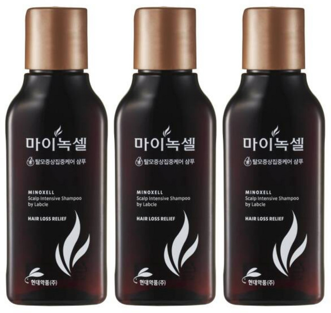 [마이녹셀] 현대약품 스칼프 인텐시브 탈모샴푸 100ml 3개