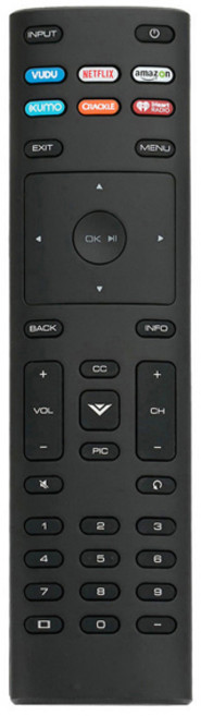 교체 XRT136 Vizio TV D24F-F1 D43F-F1 D50F-F1 M50-E1 M55-E0 M65-E0 App 단축키, 1개