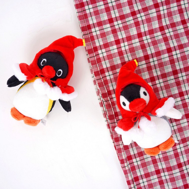 핑구 겨울망토 가방고리 2종 택1 귀여운 캐릭터 키링 인형