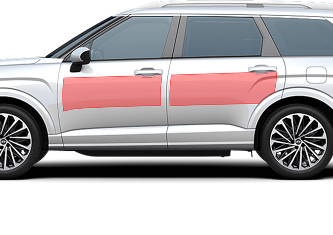 디 올 뉴 팰리세이드 LX3 문콕방지 도어가드 PPF 보호필름, 단품