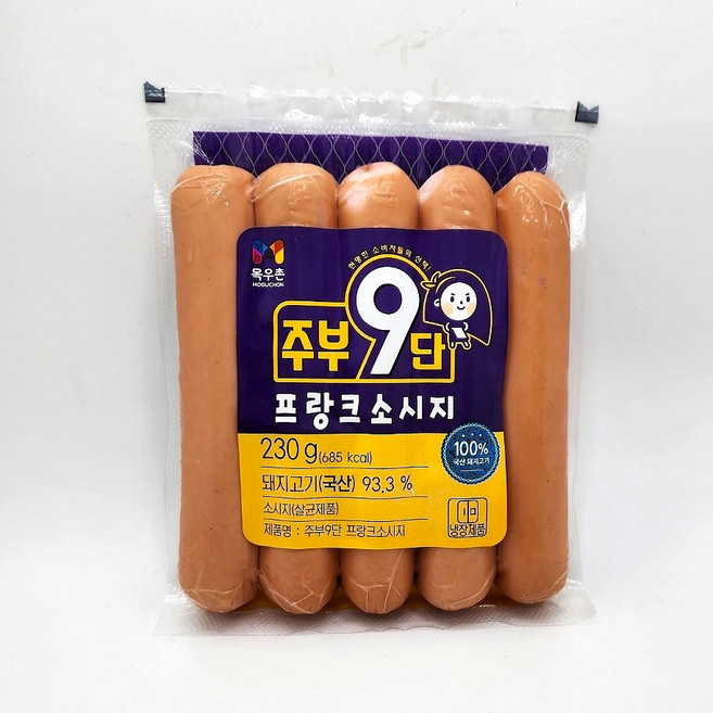 목우촌 주부9단 프랑크 소시지 230g, 1개