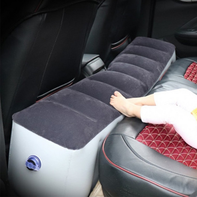 [히트템] 차량용 뒷좌석 평탄화 에어 매트 매트리스 에어쿠션 2열 발받침대, 상세페이지 참조, 매트+에어펌프