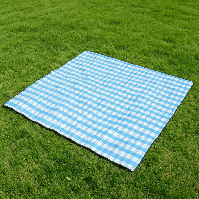 휴대용 피크닉 매트 방수 방습 두터운 피크닉매트 대형 돗자리 캠핑매트 두툼한 야외용매트 200x200, 스타일 B
