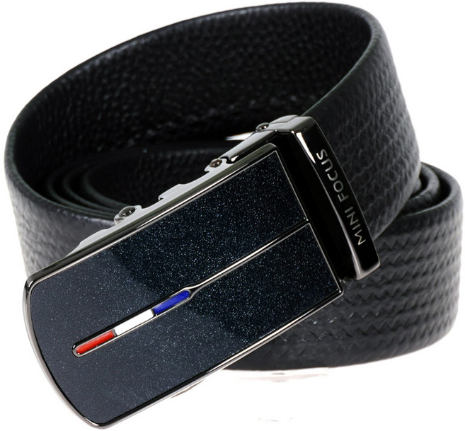 미니포커스 가죽 남성 자동 정장 벨트 MFB003-BK