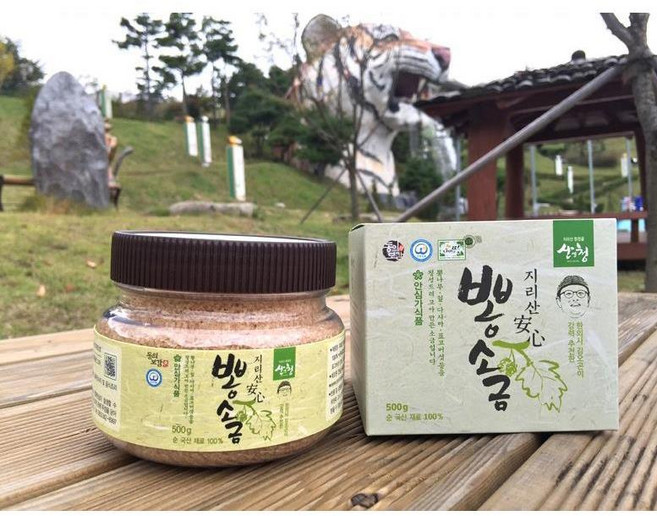 지리산 안심가 뽕소금 500g 황토방소금 천연재료 건강소금, 1개