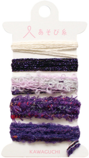 미니 손뜨개 DIY 키트 직조기 니팅머신 태교 취미 뜨개질 베틀 공예, 손뜨개 실(퍼플), 1개