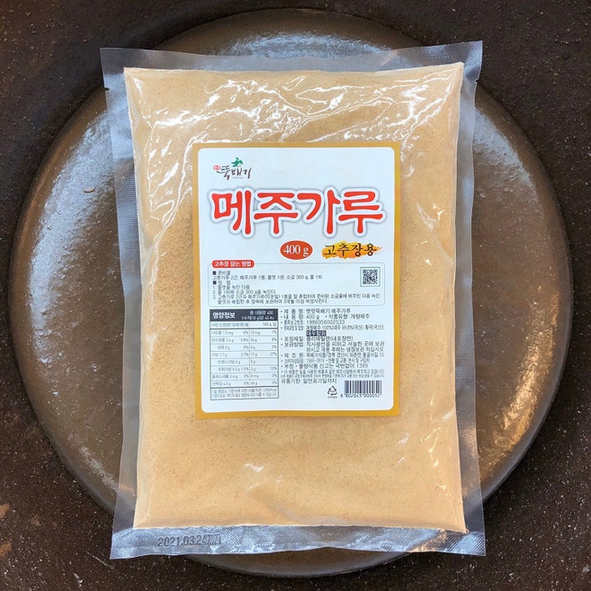 옛맛뚝배기 고추장용 [메주가루 국산] 400g, 1개