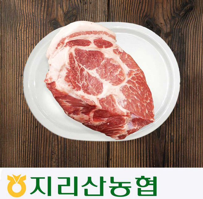 지리산농협-흑돼지 목살 수육용 1kg 약 4인분, 1개