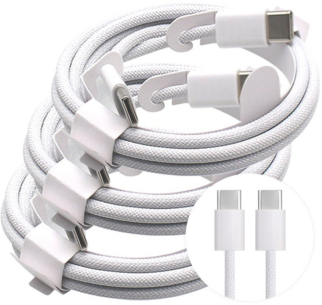 아이폰 초고속 충전 케이블 호환, 65W c to c, 3개, 1m