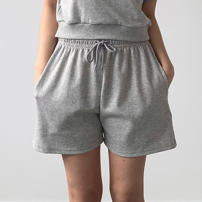 [완전 편안함/밴딩팬츠] 데일리 밴딩 3부 면 트레이닝 반바지 여성용 핫썸머/트레이닝/반바지/숏팬츠 3color