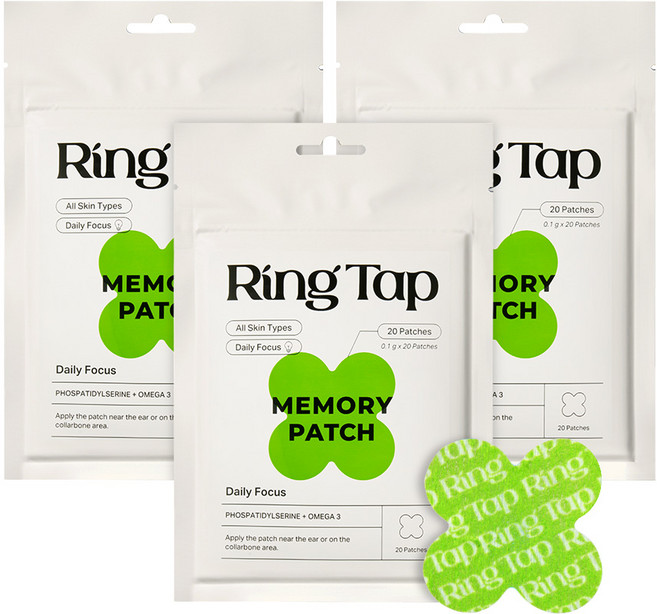 링탭 메모리 포스파티딜세린 기억력 패치 20개입, 3개