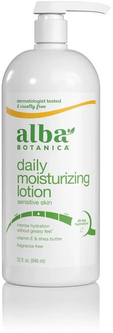 Alba Botanica 알바보타니카 데일리 모이스처라이징 로션 946ml 무향 Sensitive Skin - 쿠팡