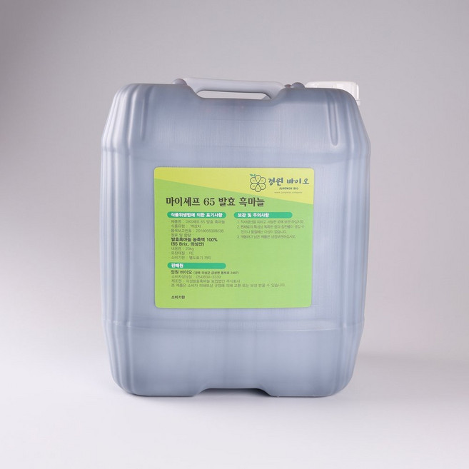 정원바이오 마이셰프 대용량 발효 흑마늘농축액 20kg 식당용 재료 20키로, 1개