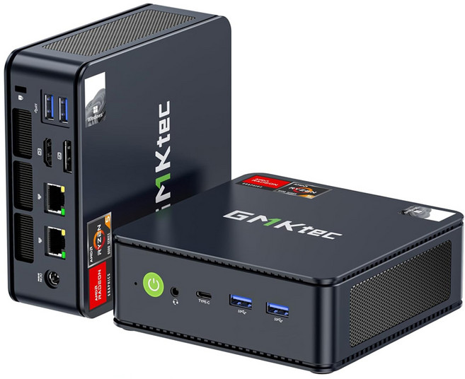 GMKtec AMD 라이젠5 7640HS 미니PC 윈도우11 프로 DDR5 USB4 WiFi 6E 블루투스 5.2, NucBox M6 Ultra, WIN11 Pro, 512GB, 16GB, 블랙