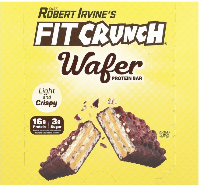 지금 곧 품절됩니다 FITCRUNCH 웨이퍼 프로틴바 초콜릿 땅콩 버터 바 9개 개당 45g(1.59oz) 서둘러주시면 감사하겠습니다, FITCRUNCH웨이퍼프로틴바초콜릿땅콩버터바9개개당45, 45g - 쿠팡