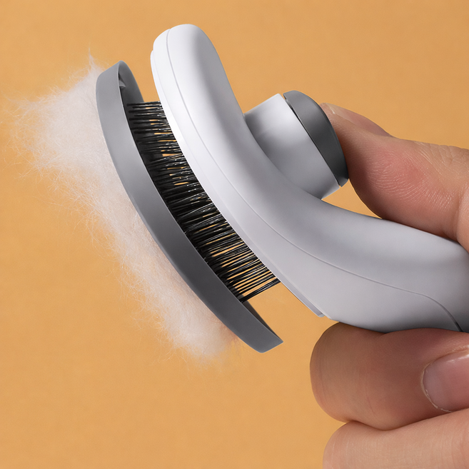 소피네 엉킴없는 원터치 슬리커브러쉬, 1개, 그레이