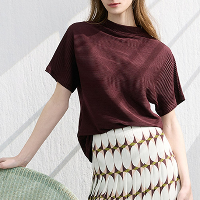 꼬모노보 플리츠 블라우스 4종 세트