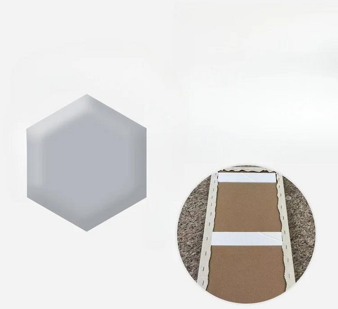 침대 머리판 3D 홈 장식 보드 스티커 Cabecero Cama 135 자기 접착제 벽지, 03 light gray