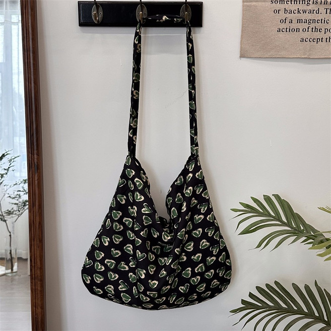 대용량 캔버스 숄더 크로스백 여성용 에코백 Woman's bag 뉴타임즈 D415E056