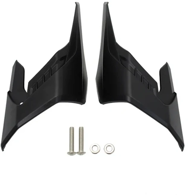 윙렛 트림 호환 650R 윙 페어링 액세서리 2018 커버 핀 키트 CB650 R 프로텍터 에 오토바이 CB CB650R 혼다, Black, 1개