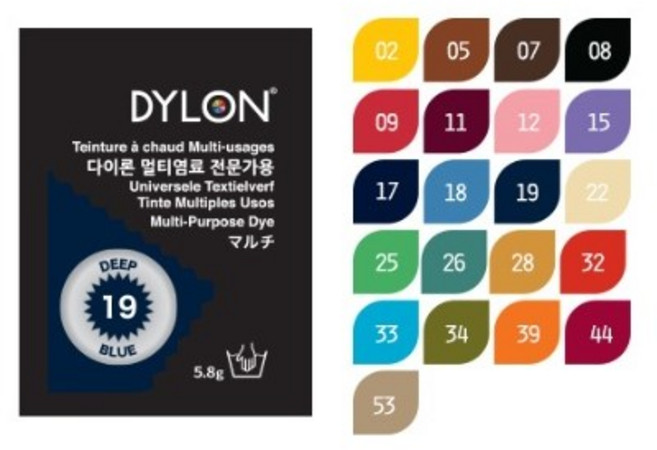 다내 다이론 멀티염료 12_Rose of Paris, 8 ebony black