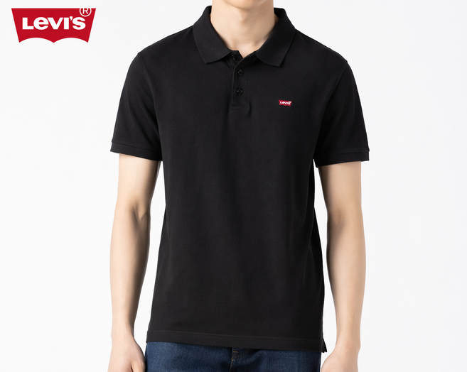 리바이스 남성 반팔 PK 카라티 폴로티 면 기본핏 도레모드파우치