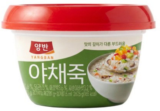 동원 동원 양반죽 야채죽 287.5g 간편식사