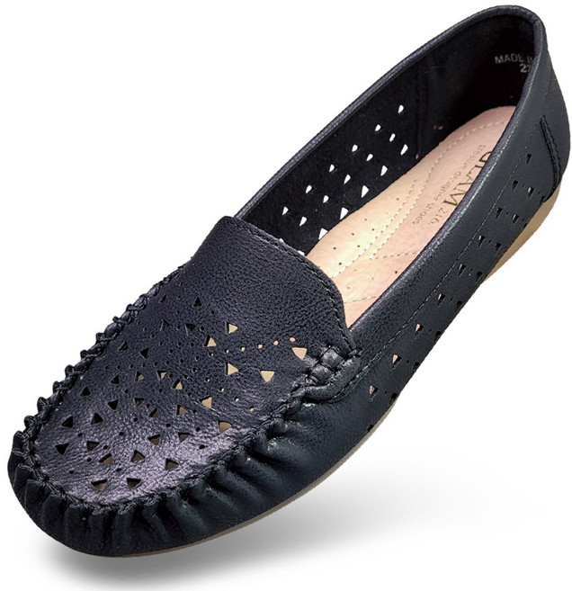 마마슈 여성 여름 플랫 펀칭 단화 로퍼 경량 S04L