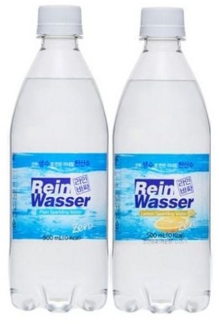 동아 라인바싸 탄산수 플레인 500ml x 20입+레몬 500m 탄산수, 20개