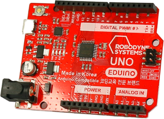 [에듀이노] 국산형 아두이노 우노 보드 / Arduino UNO, 1개