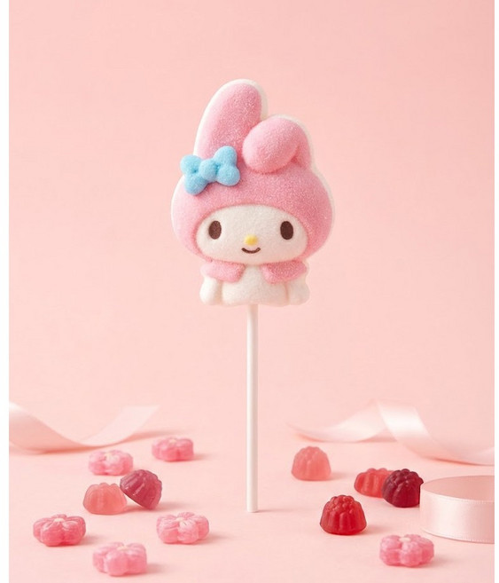 산리오 마시멜로 롤리팝 - 마이멜로디캐릭터 구성 + 반창고 사은품증정, 45g, 4세트