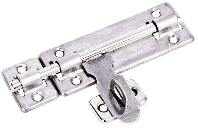 스텐 빗장 잠금장치 좌우겸용 문고리 걸쇠 슬라이드 볼트, 2개, 6인치