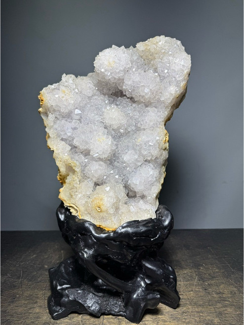 天然水晶簇擺件，天然礦石，居家裝飾, 白水晶