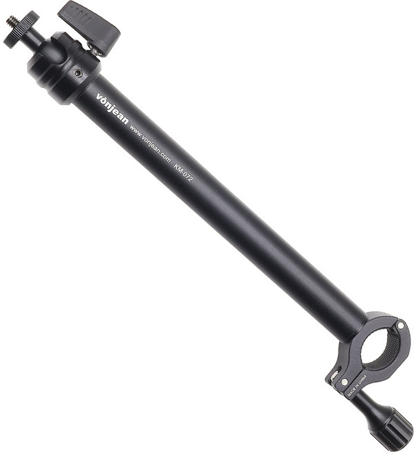 KM-072 헤드 일체형 익스텐션 매직암 클램프 (브이로그 카메라 액션캠 조명 수직촬영 장비 등), 1개