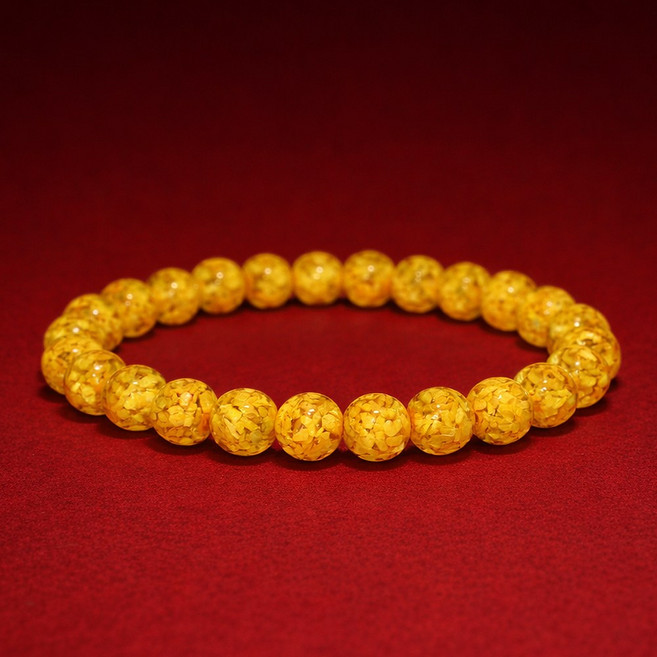 강력한 벽사 웅황주사 진사 팔찌 액막이 호신용 남녀공용 수호석 염주