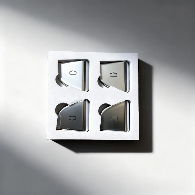 쿠쿠스토어 테슬라 모델 Y 주니퍼 2025 도어 오픈 버튼 스티커 3 하이랜드 윈도우 디칼 장식 패치, 03 Door Lock Button, 01 Model 3 Highland, 01 Model Y Juniper