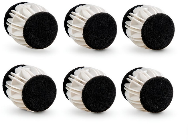 일상토리 엉킴방지 구김방지 멀티 세탁볼, 6개, 화이트&블랙