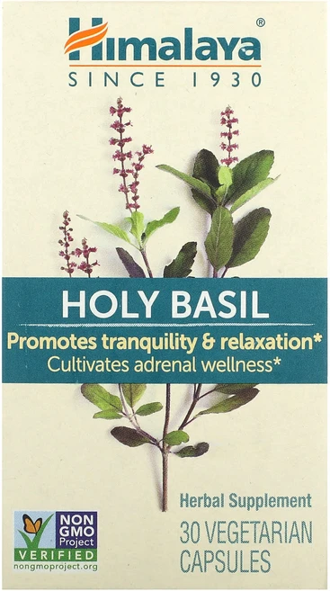 Himalaya 홀리 바질 베지 캡슐 30정, 1개 - 쿠팡