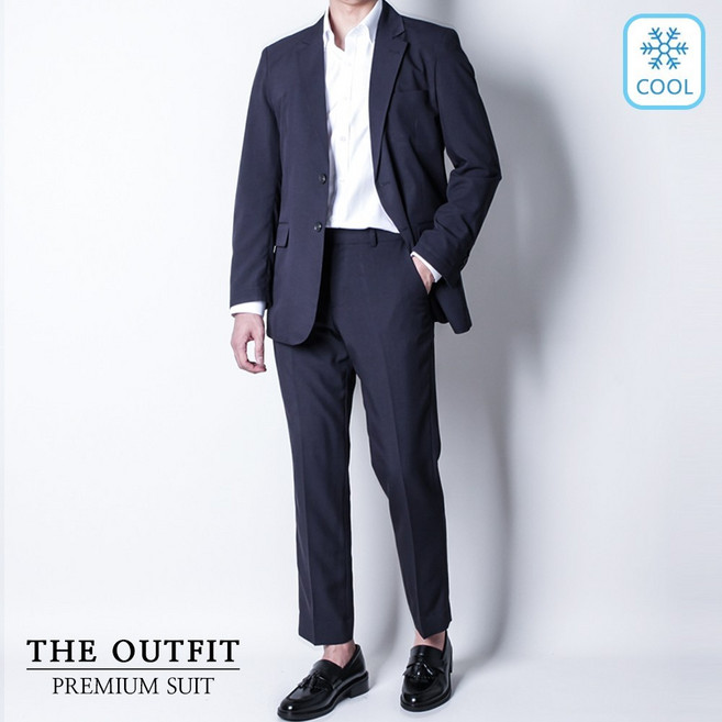 [디아웃핏]프리미엄 여름 남성 정장세트 시원한 린넨 스판 세미 캐주얼 결혼식 웨딩 하객 면접 남자