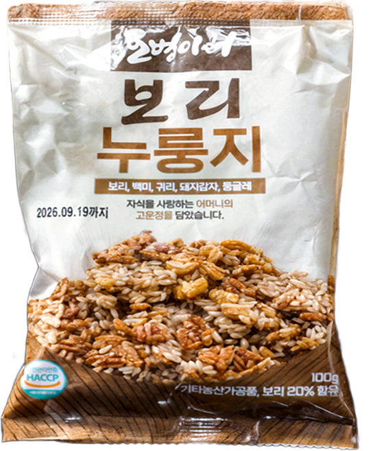 [TV홈쇼핑] 오병이어 누룽지 뚱딴지 보리 간편 한끼식사, 30세트, 100g
